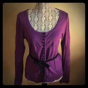 Kensie Cute retro sweater with button detail